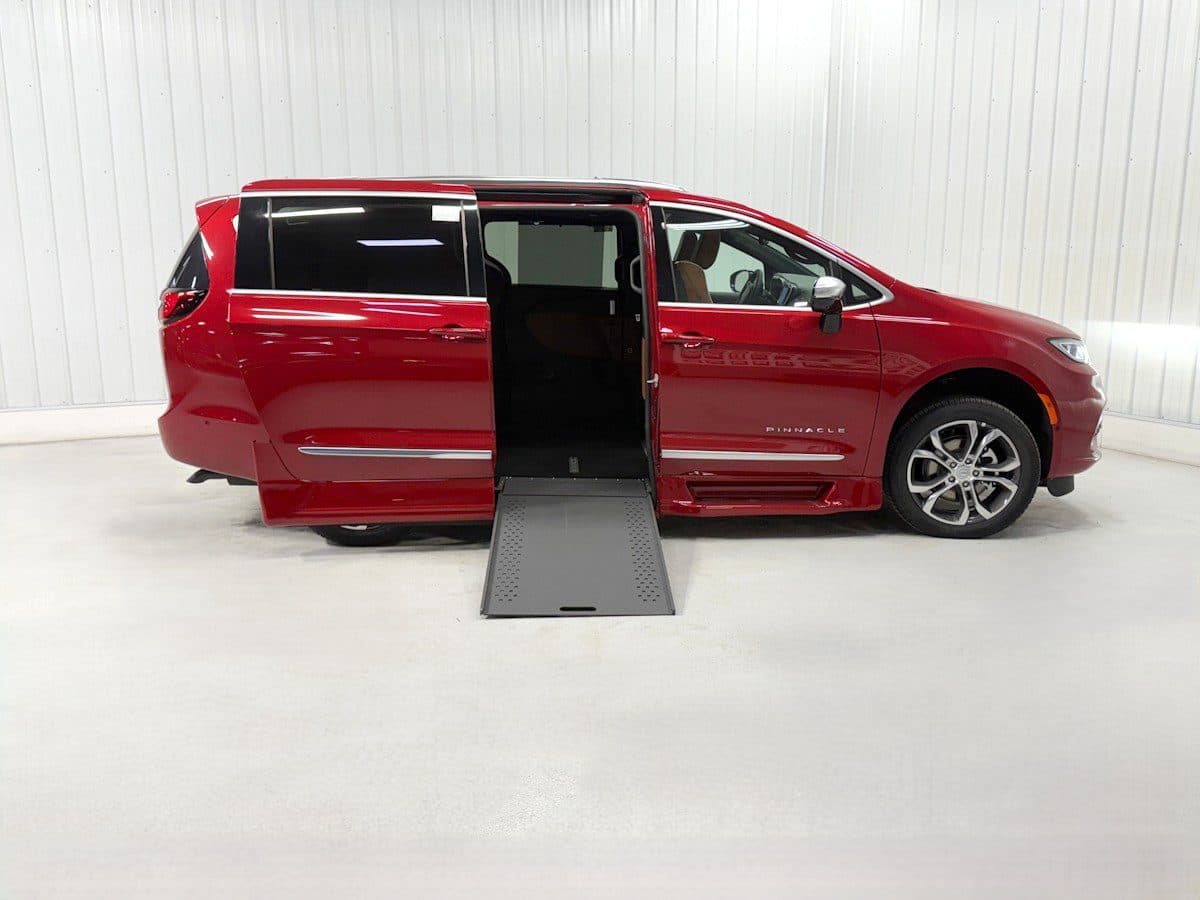 2026 Chrysler Pacifica Pinnacle wheelchair van, Red Hot Pearl Coat