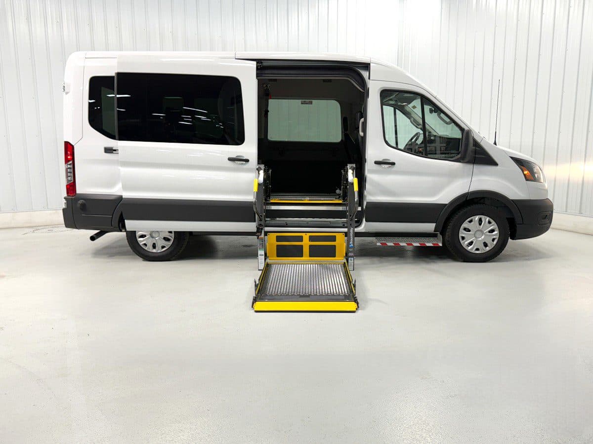 2026 Ford Transit 350 wheelchair van, Oxford White